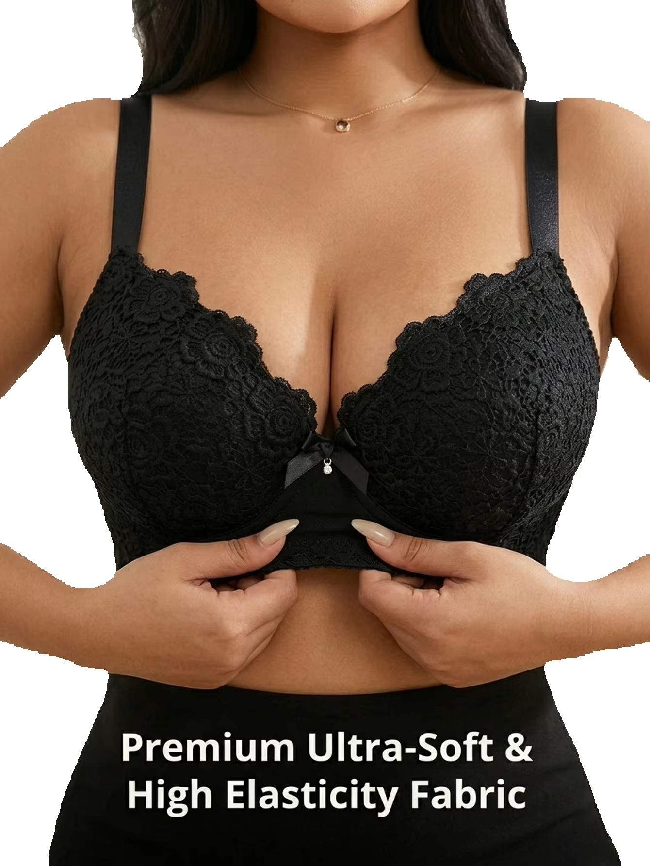 Minimizer Bra Women - 女性用プラスサイズ花柄プッシュアップブラ、アンダーワイヤー入り、サイドサポート、垂れ防止、幅広調整可能ストラップ、フルカップブラジャー