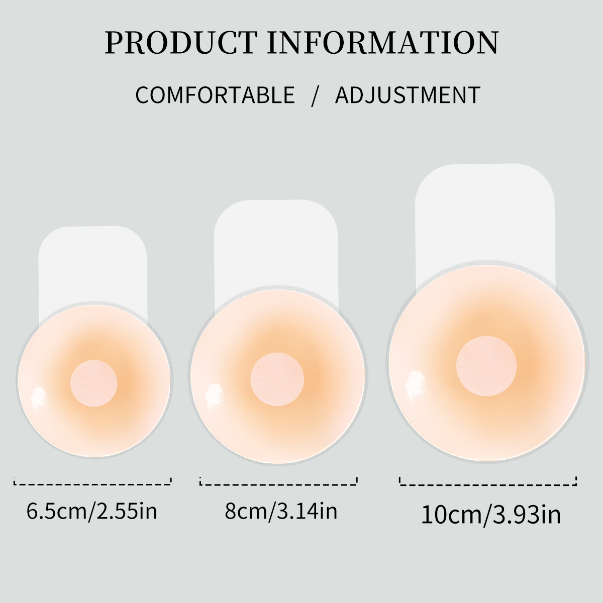 シリコン製ニップルカバー2点セット、リフトアップブラ、自己粘 - Strapless Bra Adhesive のレビューと価格