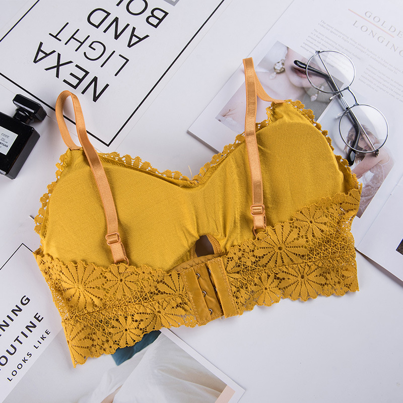 セクシーな3Dレースのランジェリー,シームレスなスポーツブラ - Sheer Bra Lace のレビューと価格