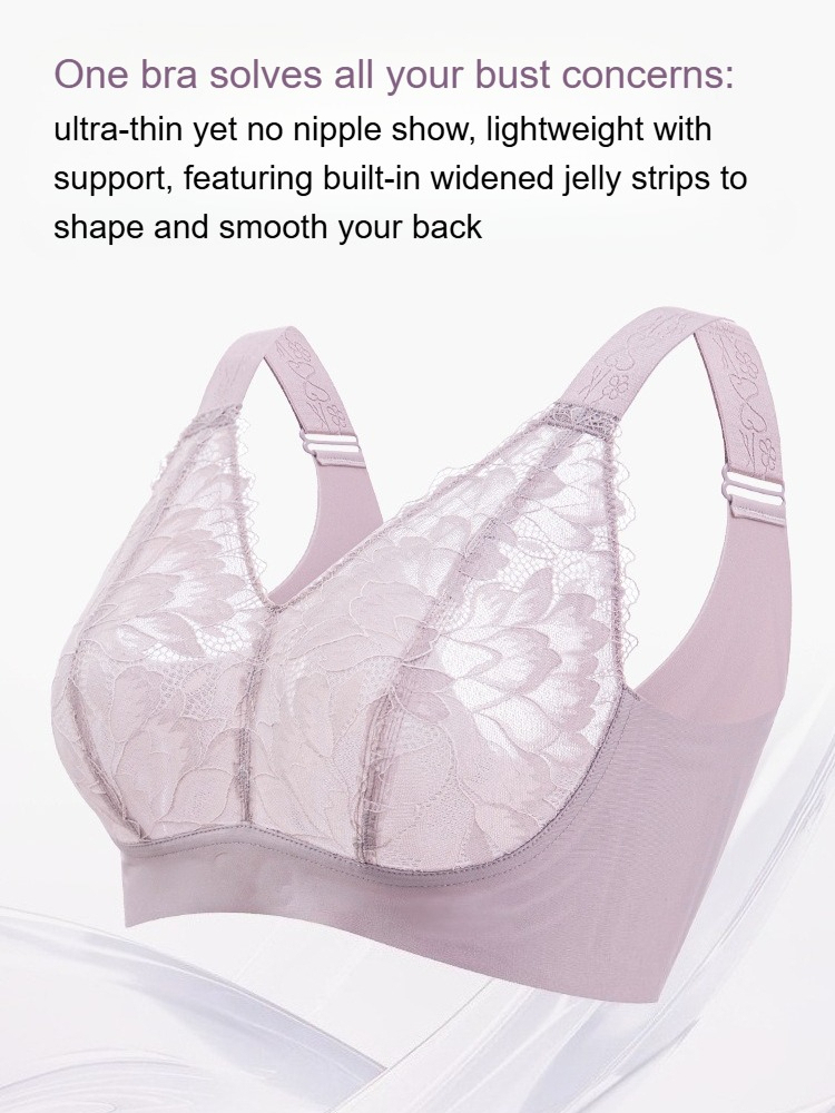 プラスサイズブラジャー レース下着 女性用セクシーランジェリ - Minimizer Bra Women のレビューと価格