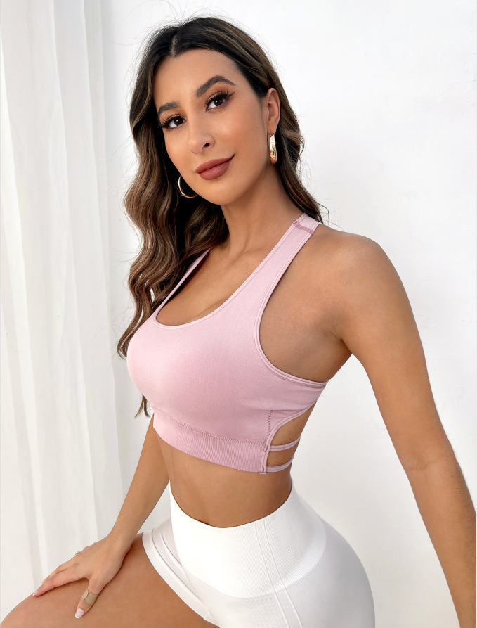 女性の通気性のあるスポーツブラ,シームレス,ヨガ,耐衝撃性, - Minimizer Bra Women のレビューと価格