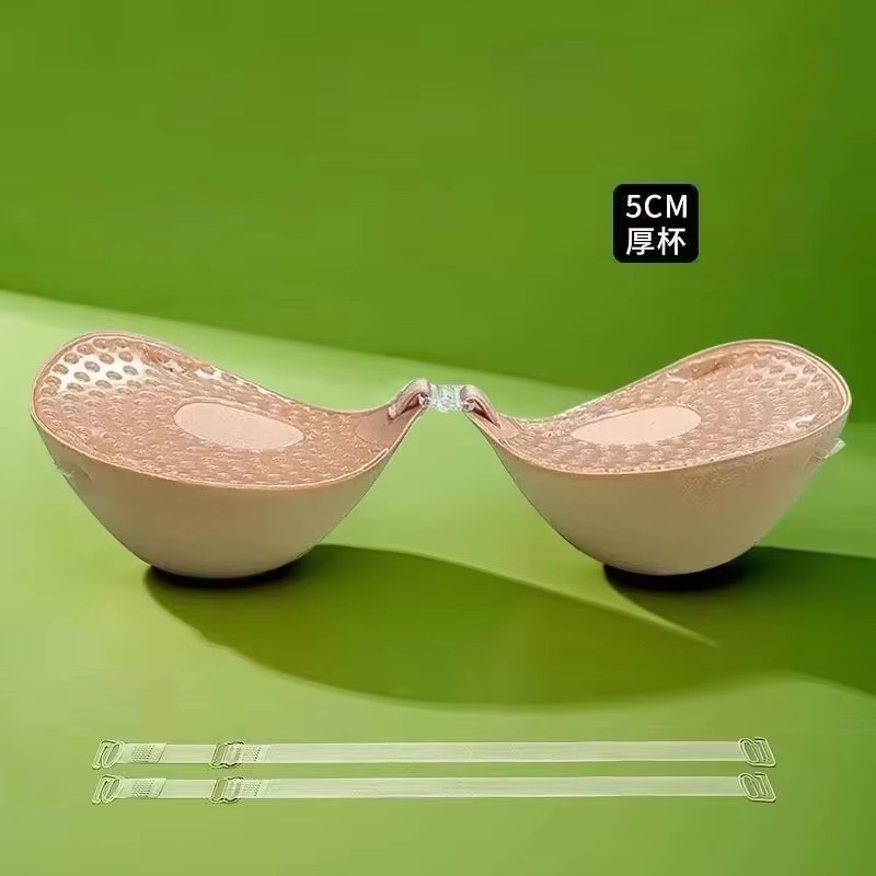 5cm厚の通気性のある粘着ブラ、シリコンニップルテープ、フロ - Strapless Bra Adhesive のレビューと価格
