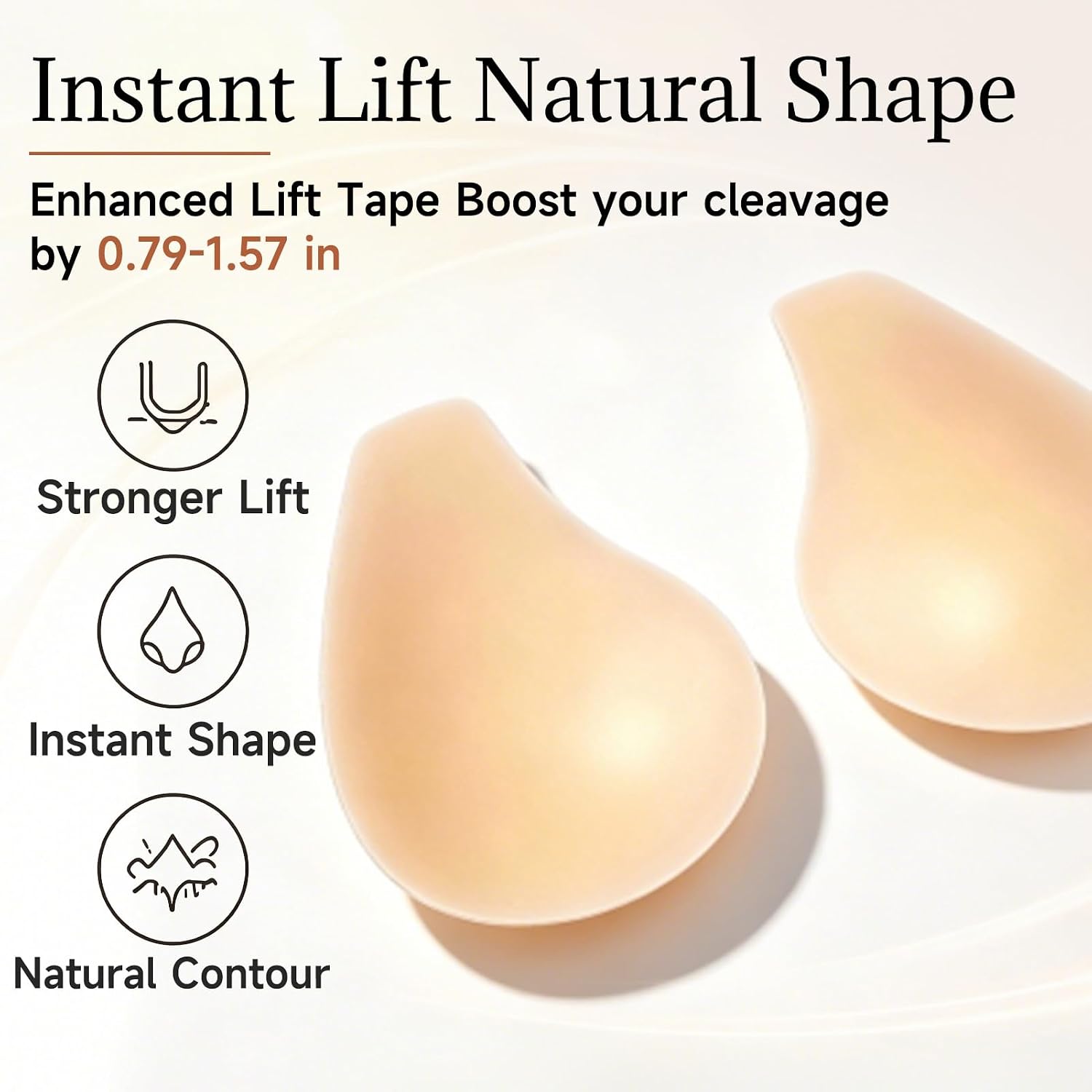 シリコンニップルカバー 粘着式 見えないバストアップブラ 薄 - Strapless Bra Adhesive のレビューと価格