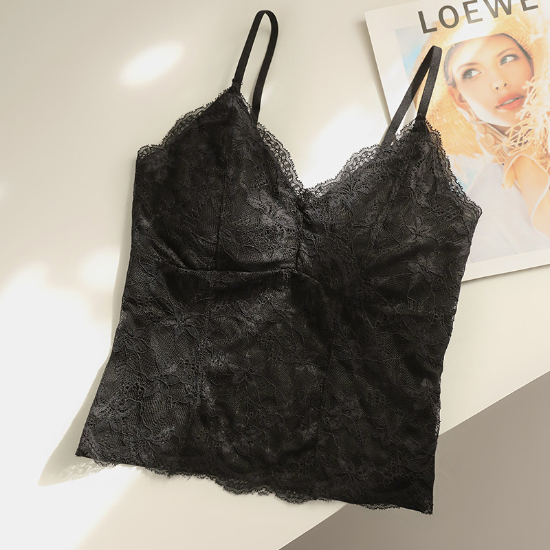 セクシーでピュアなホットガールレースレディースタンクトップキ - Cotton Bra Everyday のレビューと価格